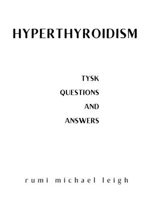 cover image of Hyperthyroidism
